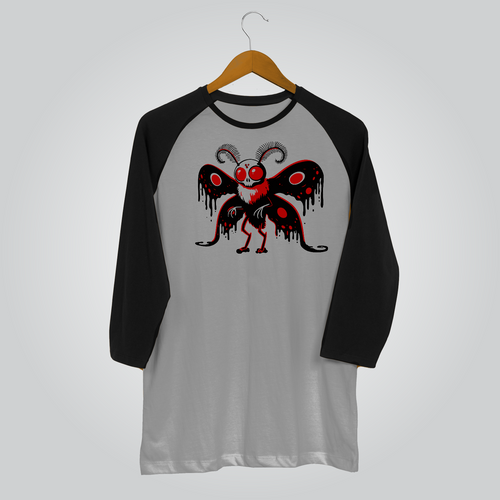 Drippy Mothman 3/4 Sleeve