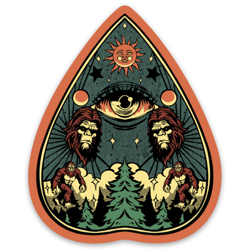 Bigfoot Ouija Board  - Sticker