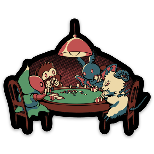 Cryptid Poker - Sticker