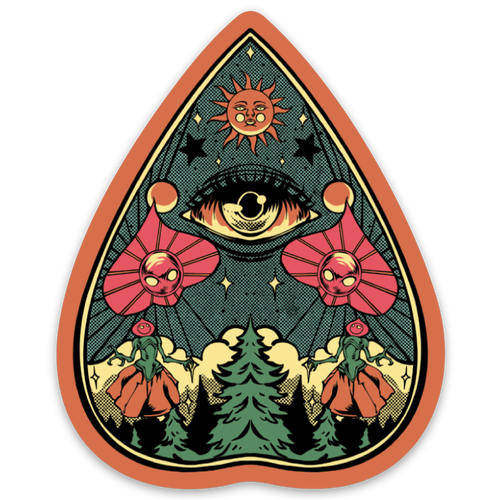 Braxie Ouija Board  - Sticker
