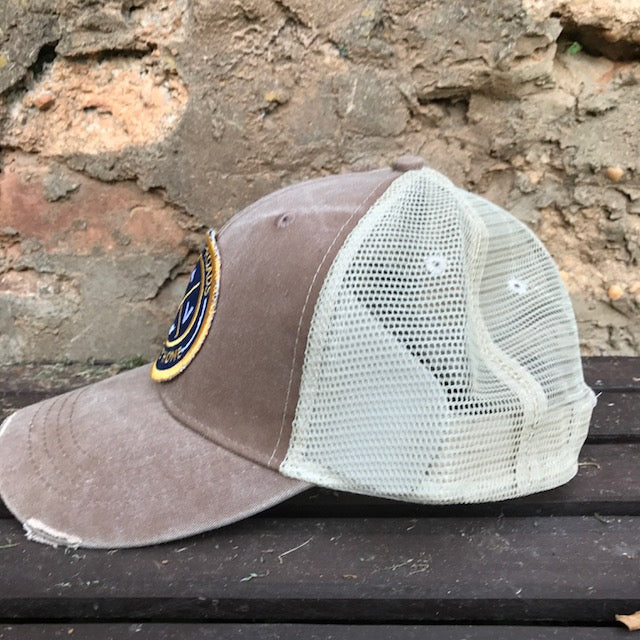 Distressed WV Patch Trucker Hat – Loving West Virginia display picture 3