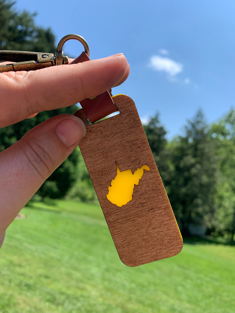 Classy WV Keychain – Loving West Virginia