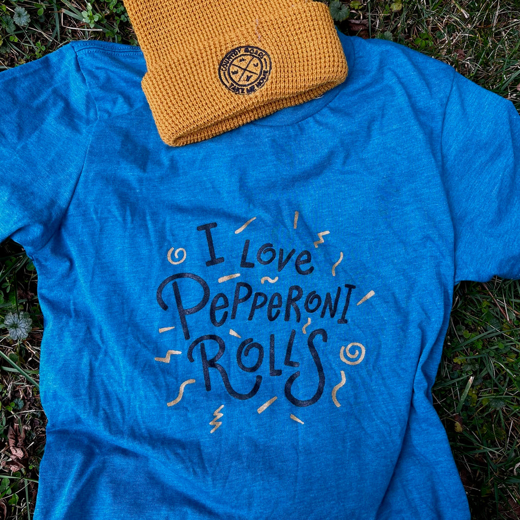 I Love Pepperoni Rolls Shirt Loving West Virginia