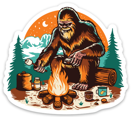 Sasquatch S'Mores - Sticker