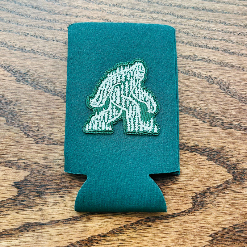 Slim Can Cooler w/ Bigfoot Trees Patch
