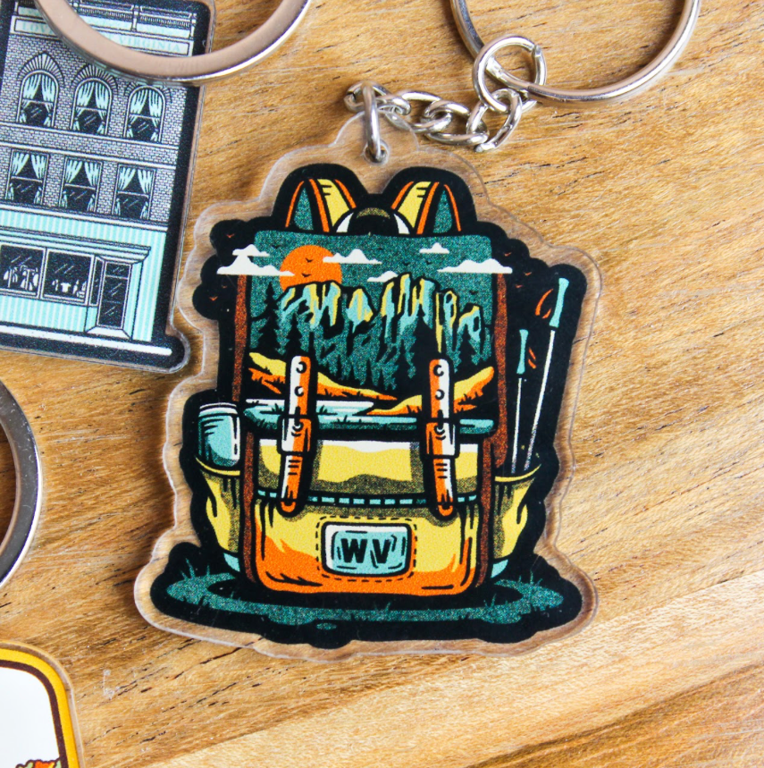 Seneca Backpack Keychain – Loving West Virginia