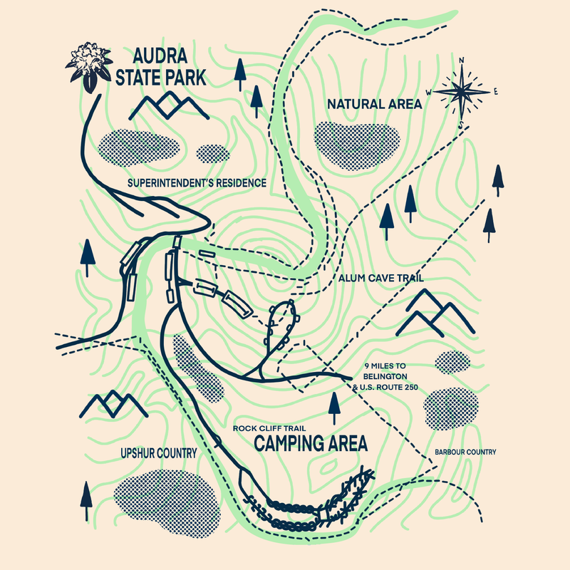 SP-AUD-5 - Audra - Trail Map Sticker