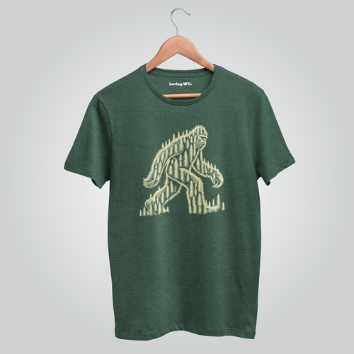 Bigfoot Made of Trees