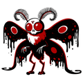 Drippy Mothman 3/4 Sleeve