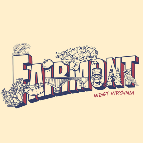 Fairmont Postcard - Sticker