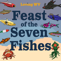 Feast of the Seven Fishes - Sticker Tin