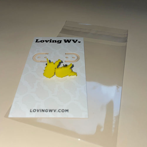 WV State Stud Earrings