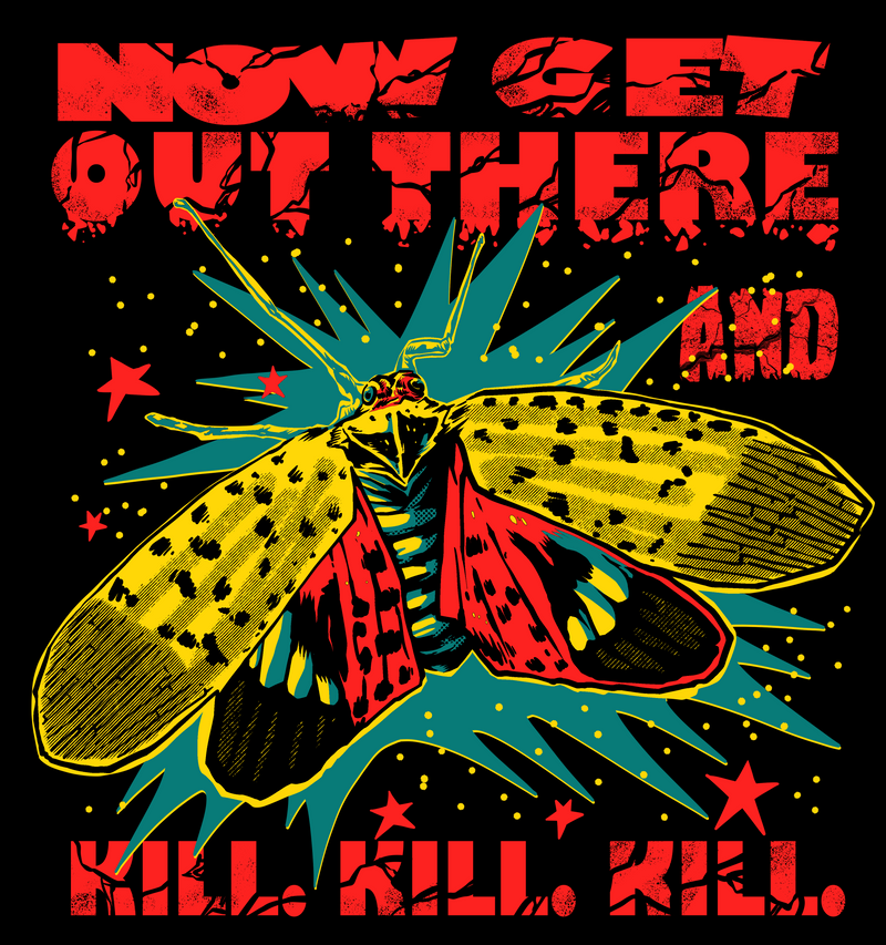 Lanternfly Extermination Syndicate - Sticker (Pre-order)