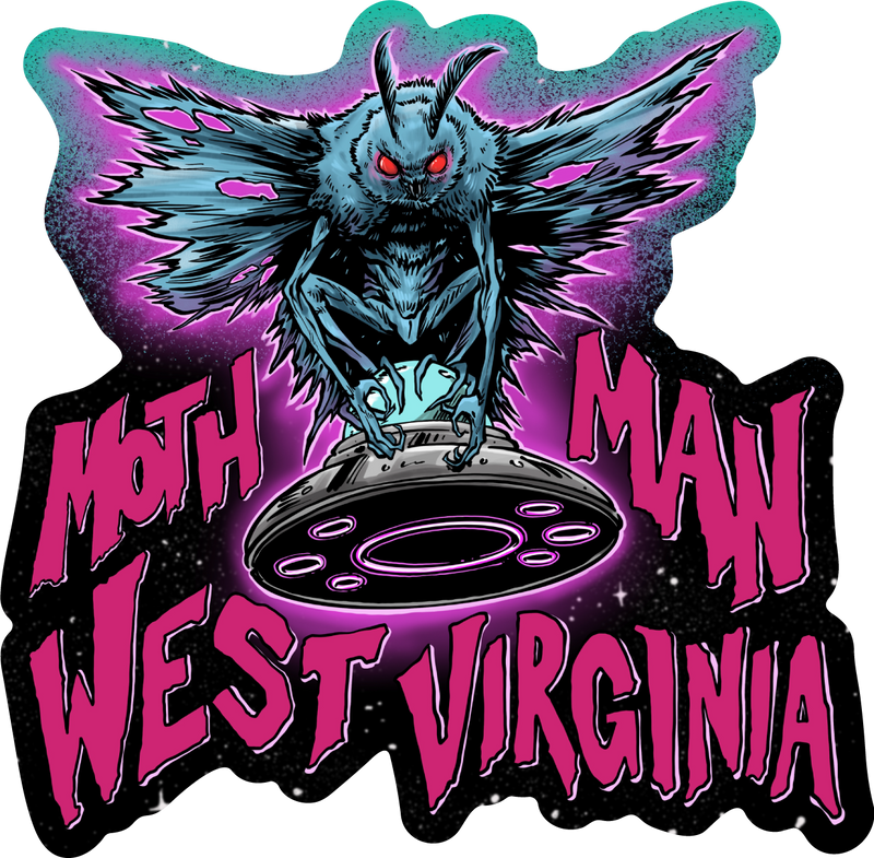 Mothman West Virginia - Sticker