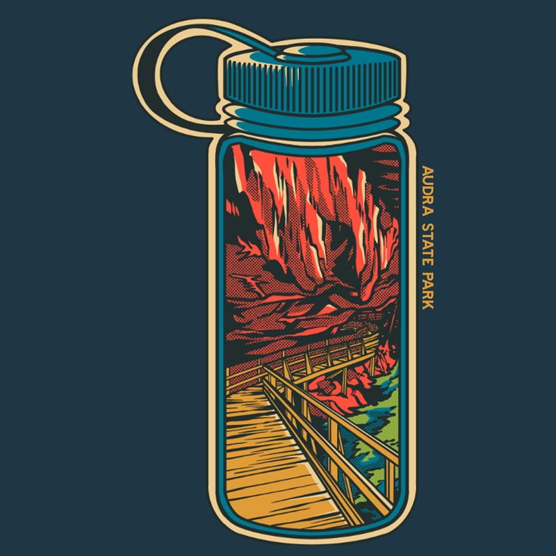 SP-AUD-4 - Audra - Water Bottle Sticker