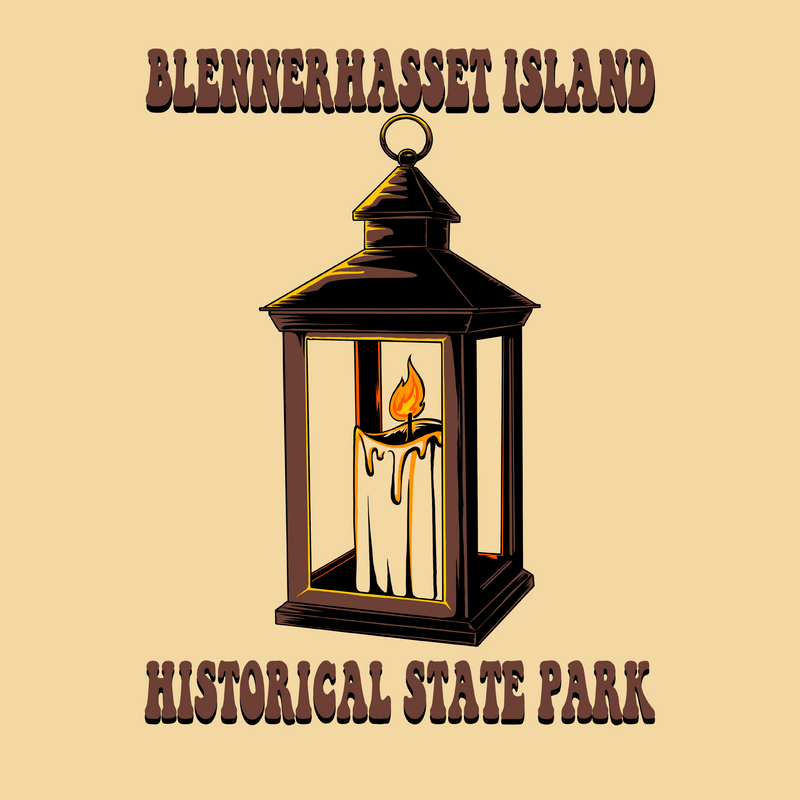 SP-BLH-7- Blennerhassett Island - Candle Lantern