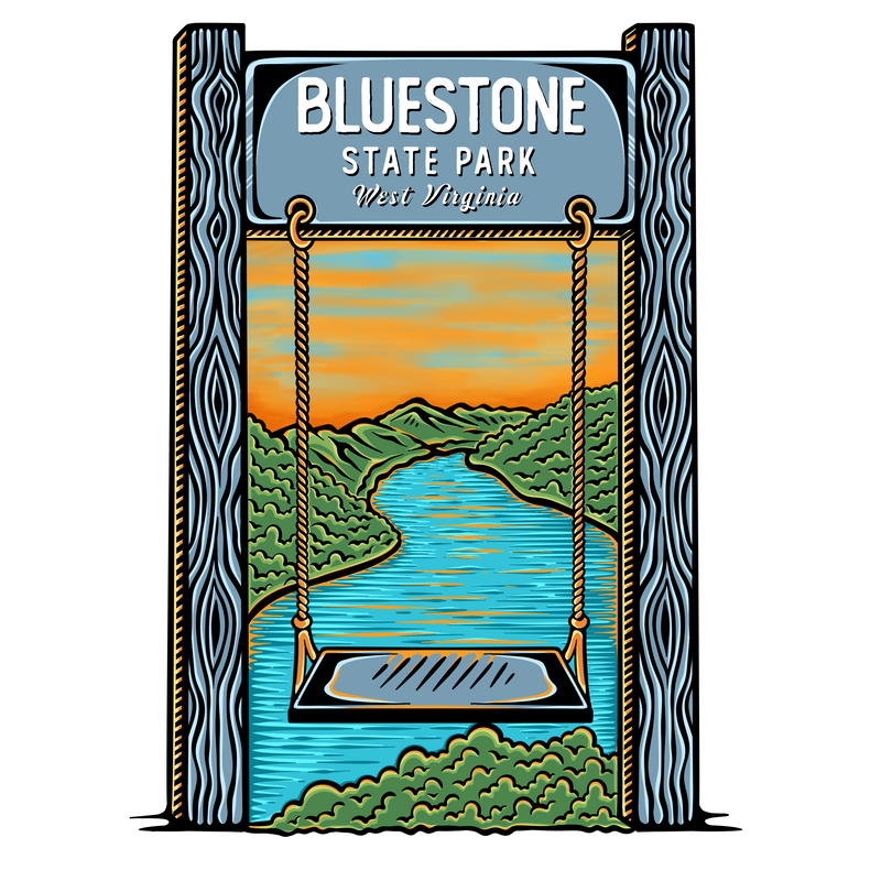 SP-BLU-4 - Bluestone - Swing Sticker