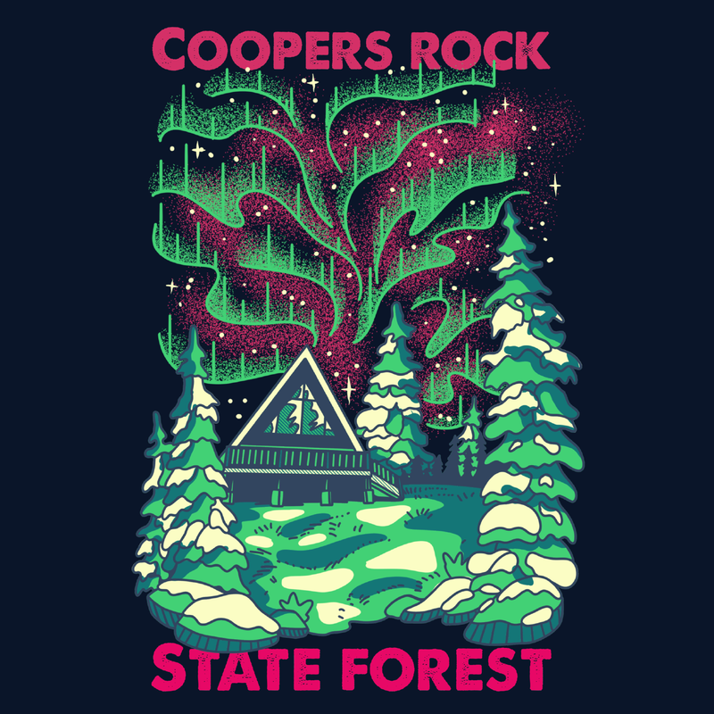 SP-COP-16 - Coopers Rock - Aurora Skies