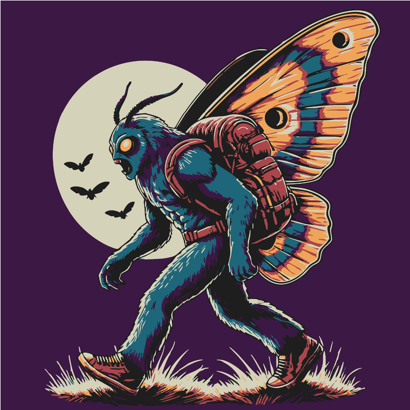 SP-CPD-10- Cryptid - Spooky Hiking Mothman