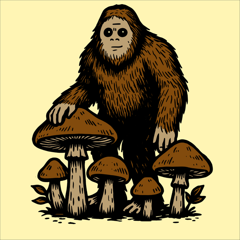 SP-CPD-14- Cryptid - Sasquatch Mushrooms