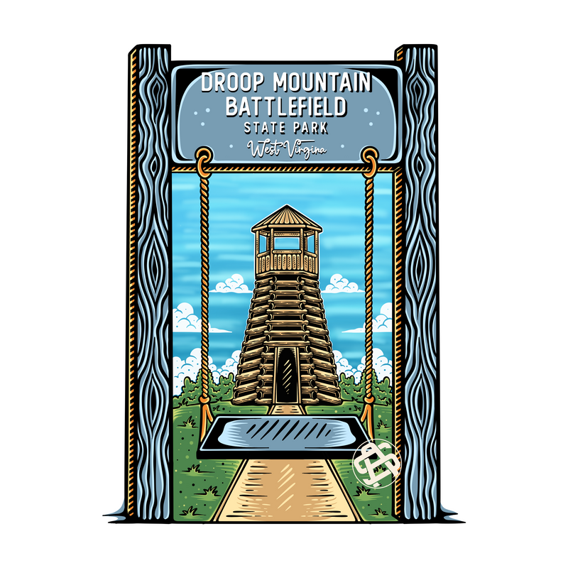 SP-DMB-1 - Droop Mountain Battlefield - Swing Sticker