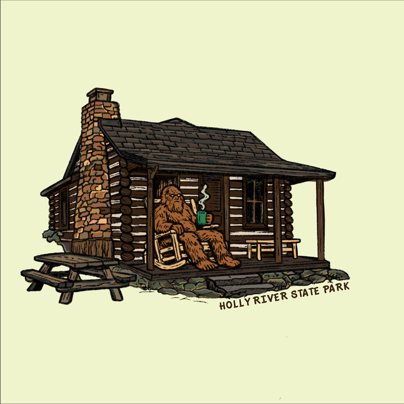 SP-HOL-5 - Holly River - Cabin Cozy Bigfoot