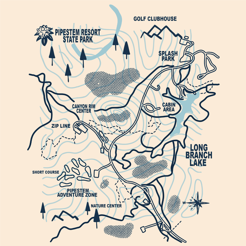 SP-PIP-19- Pipestem - Trail Map Sticker