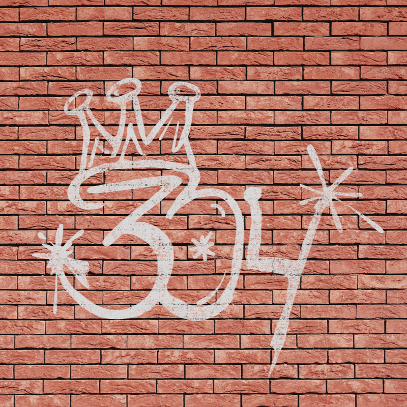 304 Graffiti - Sticker