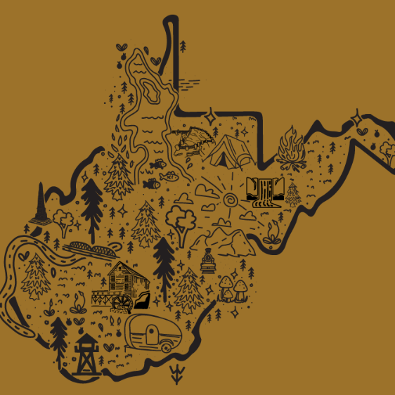 State Park Doodle Sticker