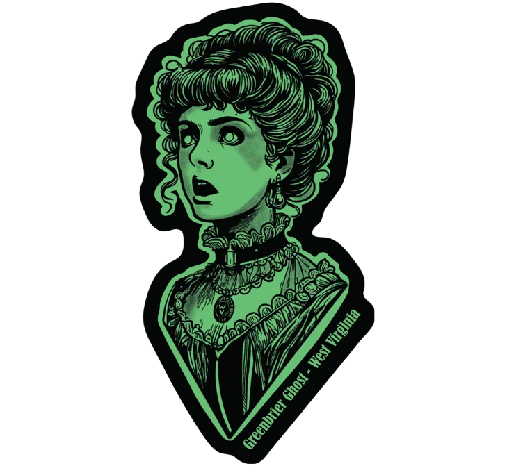 Greenbrier Ghost Sticker