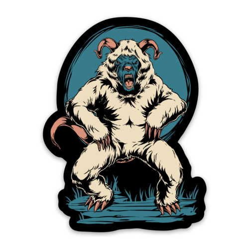 Sheepsquatch - Sticker