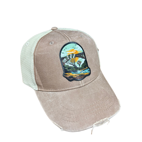 New River Gorge Base Jumping Patch Hat