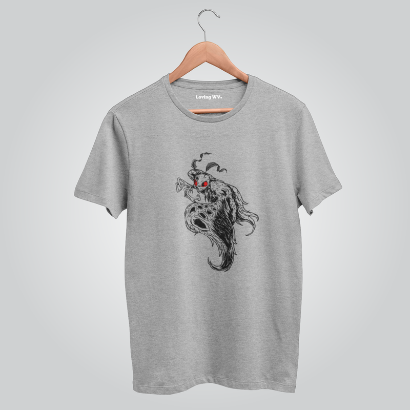 Scary Mothman Short Sleeve T-Shirt