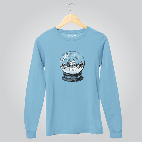 Snowman Snowglobe - Long Sleeve