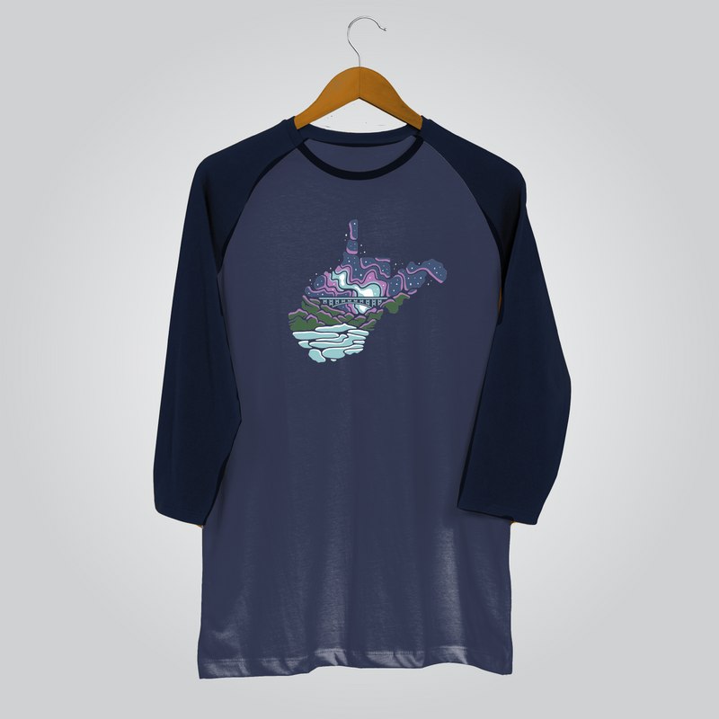 Midnight Stars 3/4 Length Shirt