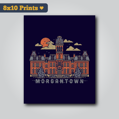 Morgantown - 8x10 Art Print