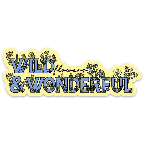 Wild & Wonderful Flowers - Sticker