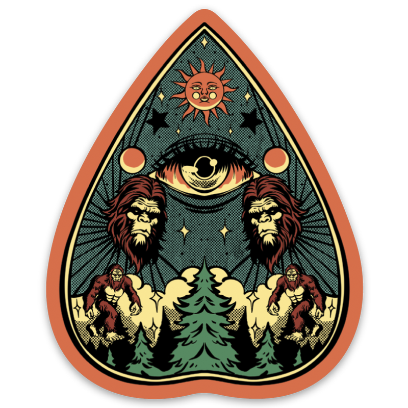 Bigfoot Ouija Board  - Sticker