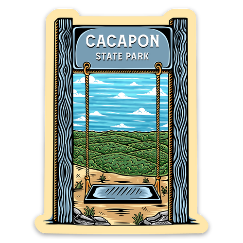 Cacapon Swing Sticker