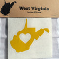 West Virginia <3 Vinyl Decal