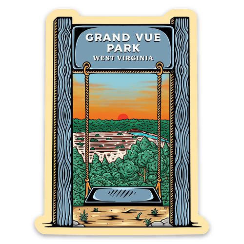 Grand Vue Park Swing Sticker