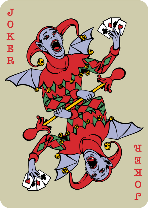 Joker Card - Sticker