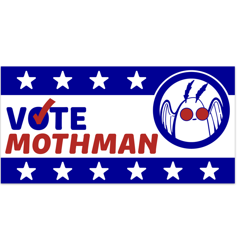 Vote for Mothman Bumper Sticker