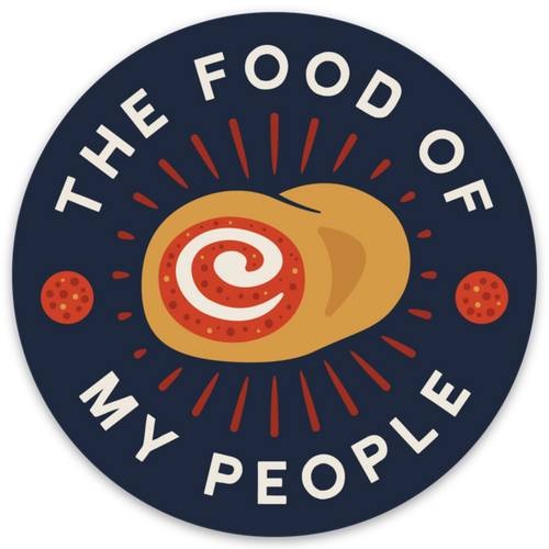 Food of My People - Pepperoni Roll - Magnet