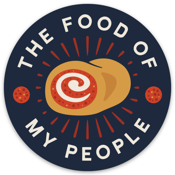 Food of My People - Pepperoni Roll - Magnet