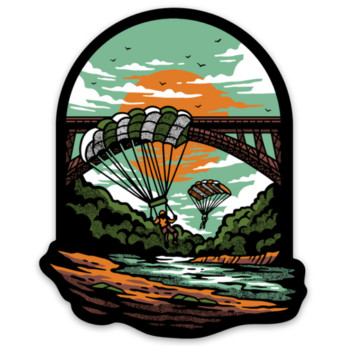 Base Jumping Sticker
