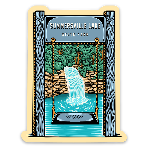Summersville Lake Swing Sticker