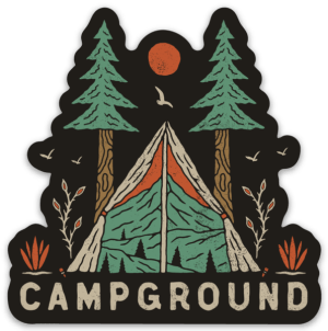 Campground - Sticker