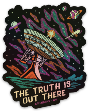 The Truth Is Out There - Holographic - Sticker