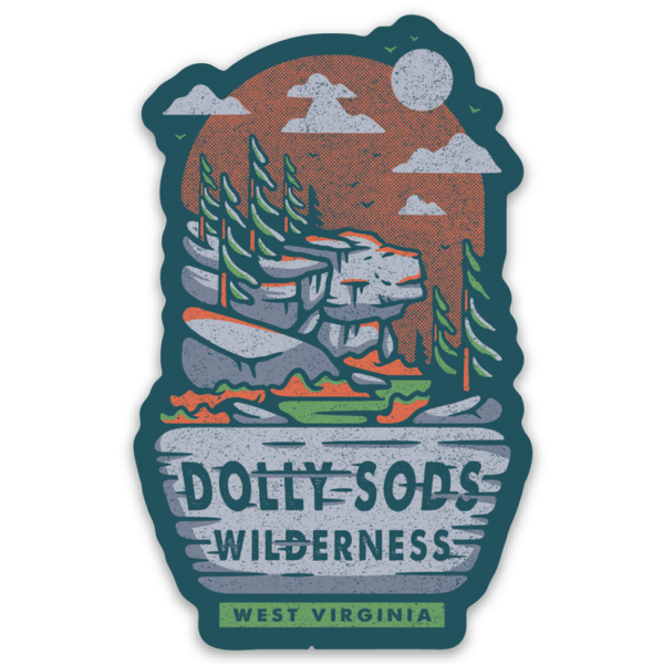 Dolly Sods Sticker - Loving West Virginia (LovingWV)
